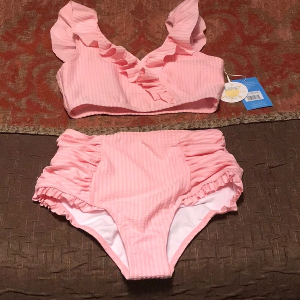 NWT Ruffle Butts Teen Two Piece Swimsuit